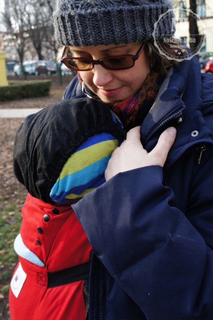 Mama Ana i Mihovil Ostojić u preporučljivoj klokanici Ergobaby Sport