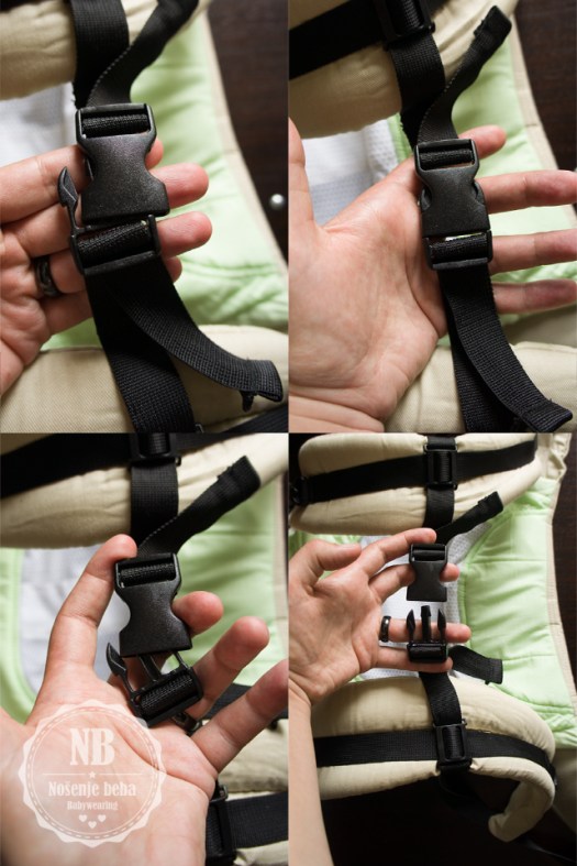 Kopčica pojačanja koja drži naramenice znala je pucati radi najvjerojatnije grubog i krivog rukovanja.