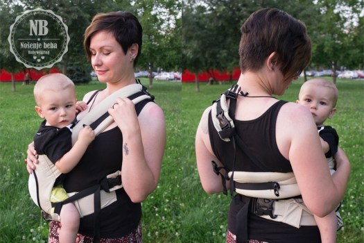 Nošenje na boku je kod većine drugih klokanica također moguće no to većina ne koristi jer položsj na boku u klokanici nerijetko neudoban, nepraktičan ili oboje.