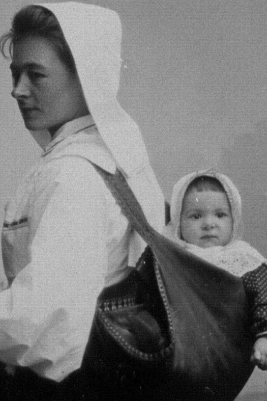 Boeg na fotografiji iz švedskog grada Dalarne.