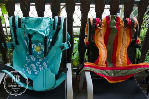 LÍLLÉbaby CarryOn Seahorse (Toddler) i LennyLamb Summer (Baby)