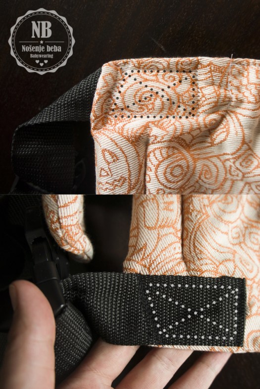 Na fotografijama je iznačeno kako je pojačanje trebalo biti izvedeno. 