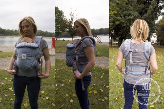 ERGObaby ADAPT sa sitnom mamom i bebom od 3.5 mj. 