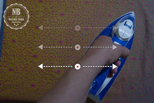 Peglanje s puno vruće pare odlično isteže, opušta i poravnava orijentaciju vlakana.