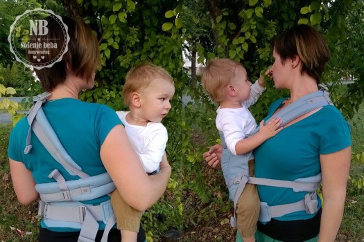 Nošenje na boku kod većine klokanica stoji kao mogućnost jer je teško dizajnirati nosiljku koja može podržati sva 3 preporučljiva položaja.