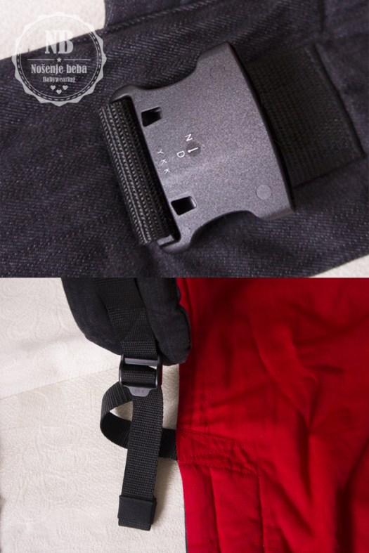 Moram pohvaliti uredne šavove na nosiljci. Vidi se svekrvino veliko iskustvo u tekstilnoj industriji. 