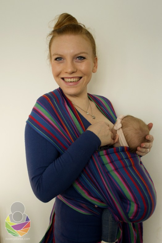 Mama Kika i Vita (3 mj.) isprobavaju Tabitin podegi: prvi put u podegiju i dojenje? Zašto ne!