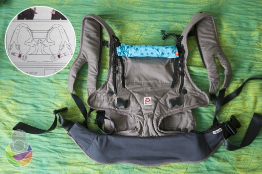 Ruckeli je dizajniran s jedinstvenim dvodijelnim naramenicama. 