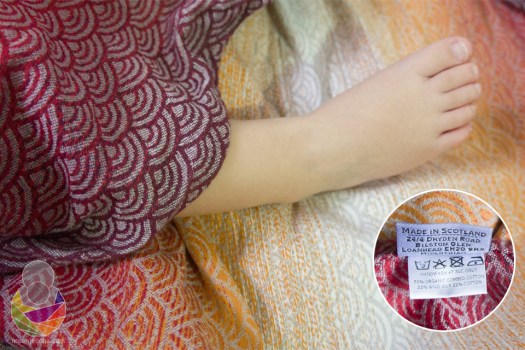 Škotska strojno tkana marama u vel. 3: Oscha Sekai Balefire, LE 2016.