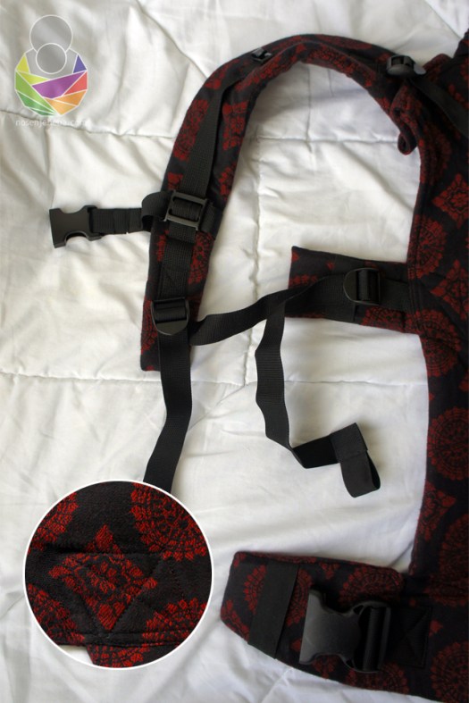 Naramenice se mogu podesiti na duljinu 50-130 cm a široke su 4-9 cm.