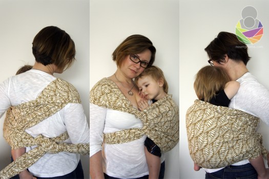 Mamagoló Forest u vezu Poppins Hip Carry s mojim teškim dvogodišnjakom.